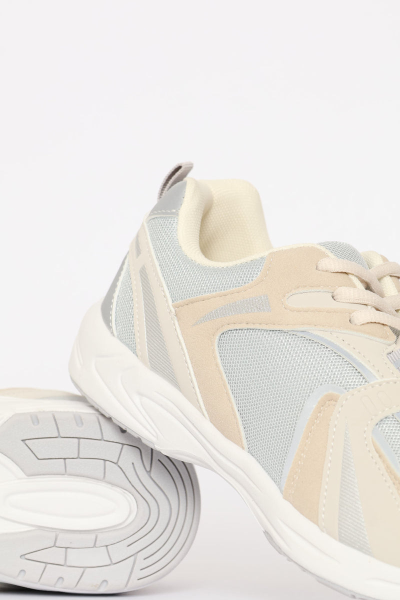 Contrast Colour Running Sneaker - Multi