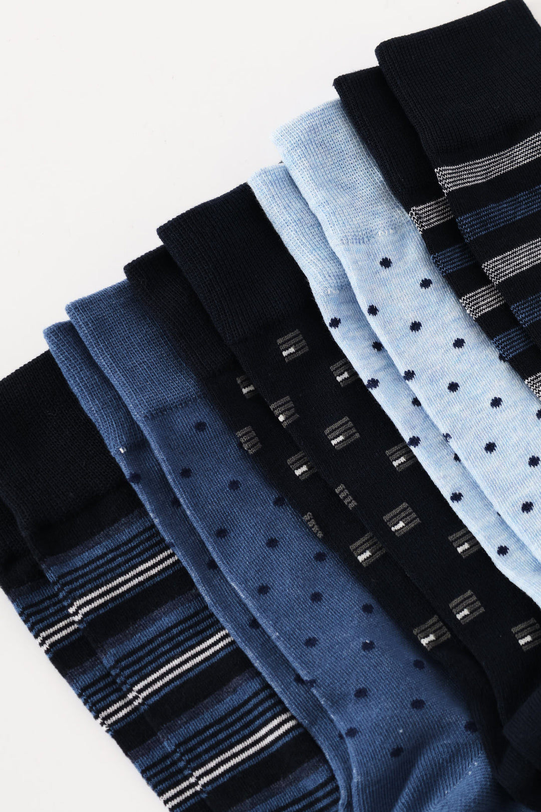 5 Pack Fashion Anklet Socks - Blue