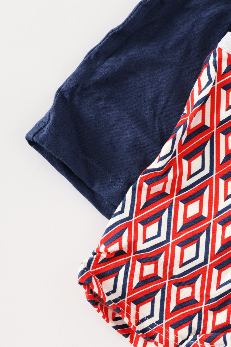 2 Pack Logo Print Aldo Trunk - Red/Blue