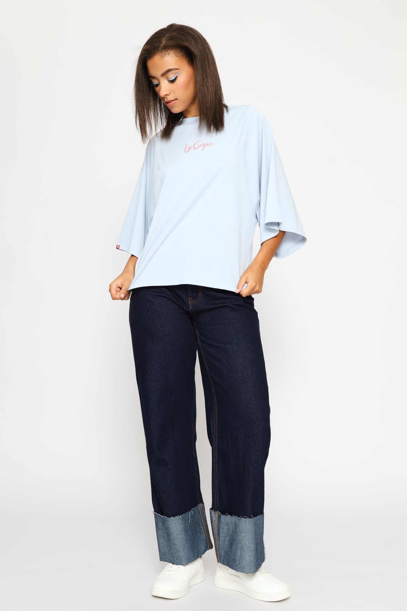 Ladies Oversized Tee - Blue – Edgars Ladies Oversized Tee - Blue – Edgars