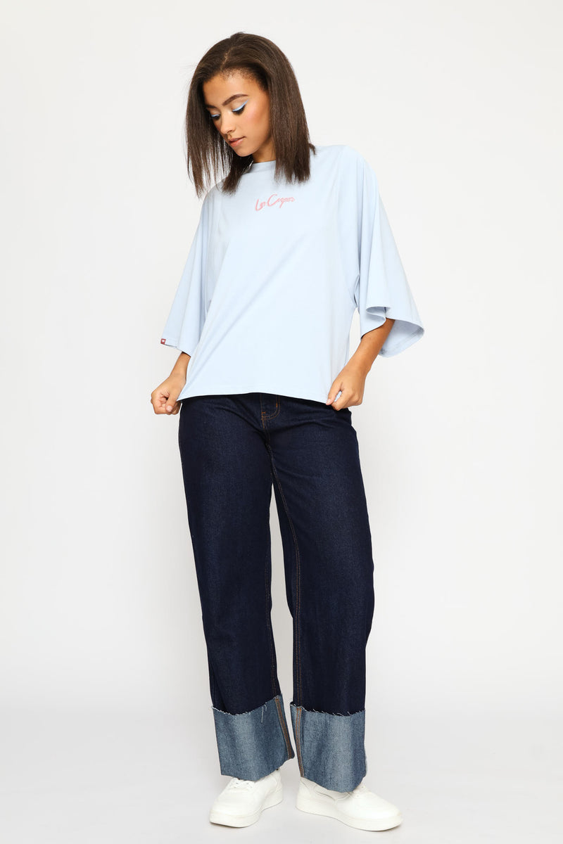 Oversized Tee - Blue