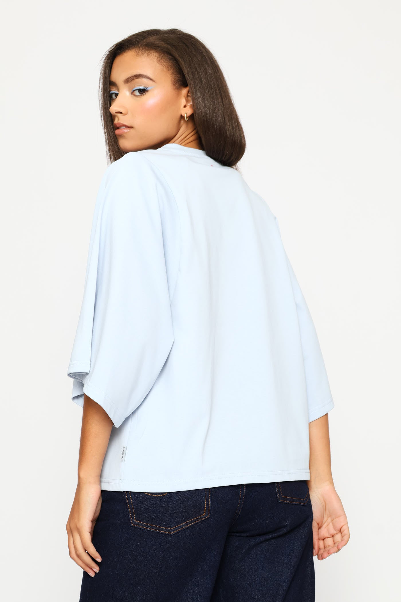Ladies Oversized Tee - Blue – Edgars