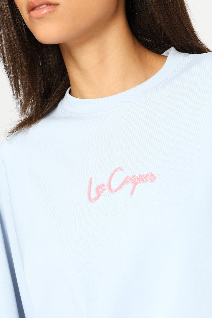 Oversized Tee - Blue