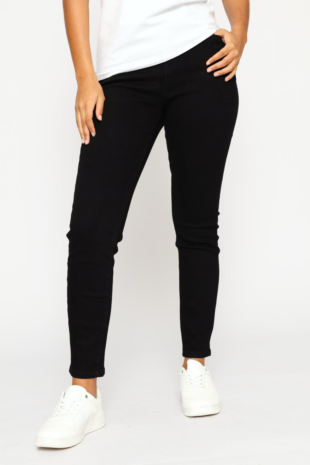 High Waist Skinny Jean - Black