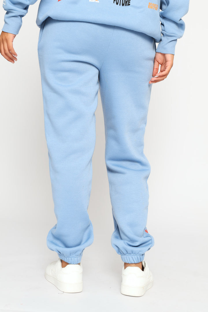 College Jogger - Light Blue