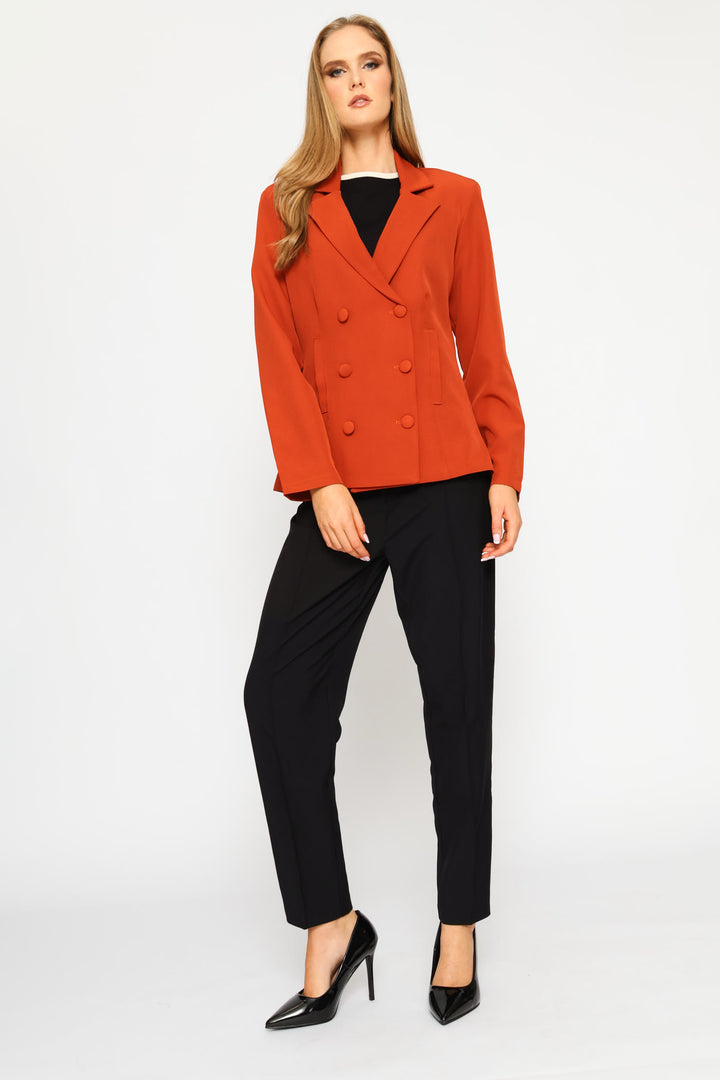 Double Welt Pocket Blazer - Copper