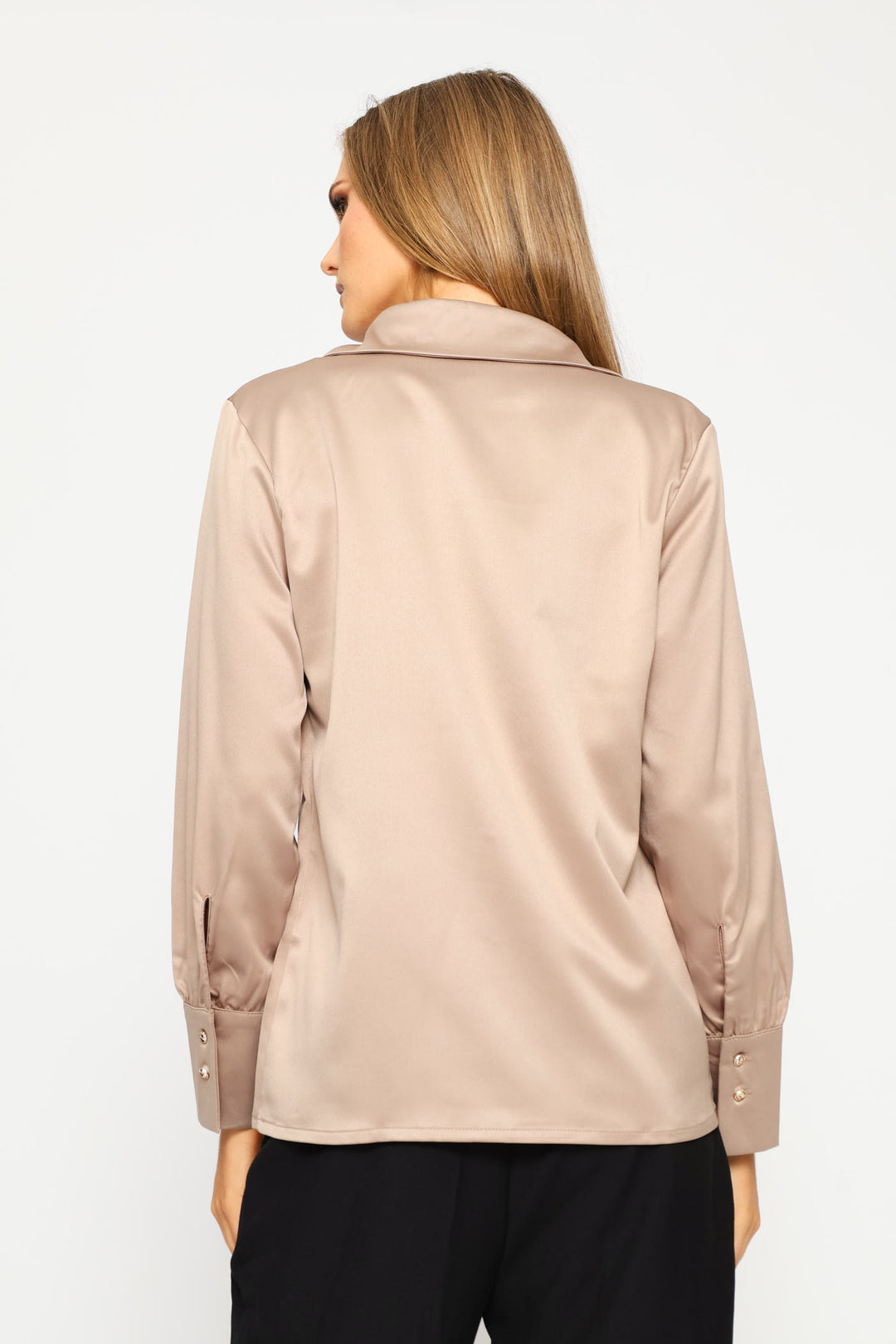 Satin Shirt - Champagne