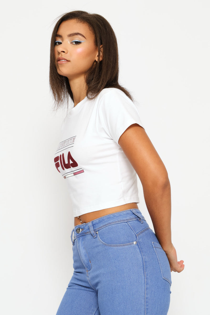 Renatta Crop Top - White