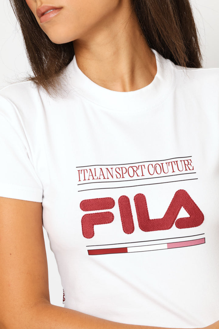 Renatta Crop Top - White