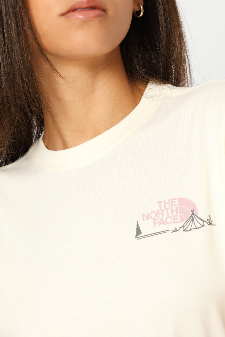 Monte Regular  Short Sleeve Graphic Tee - Off White