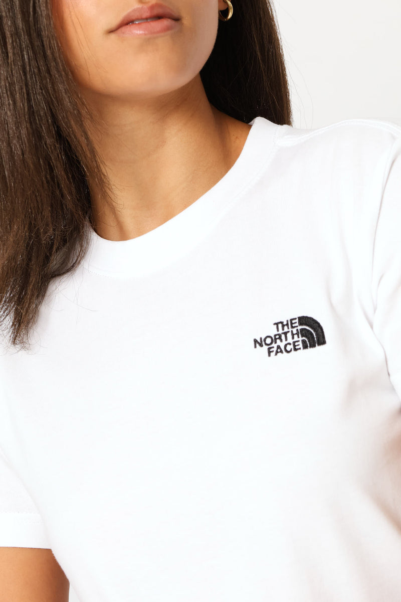 Evolution Simple Dome Slim Short Sleeve Tee - White