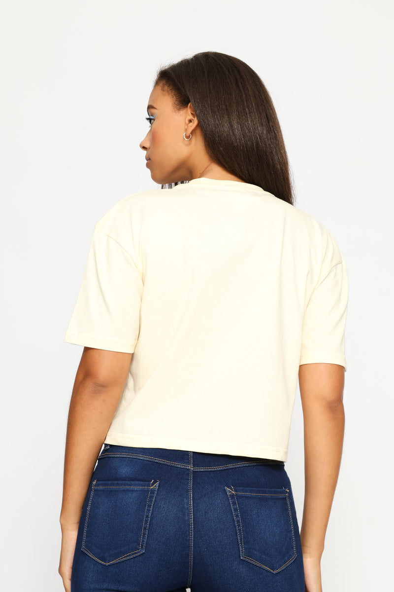 World T-Shirt - Chalk