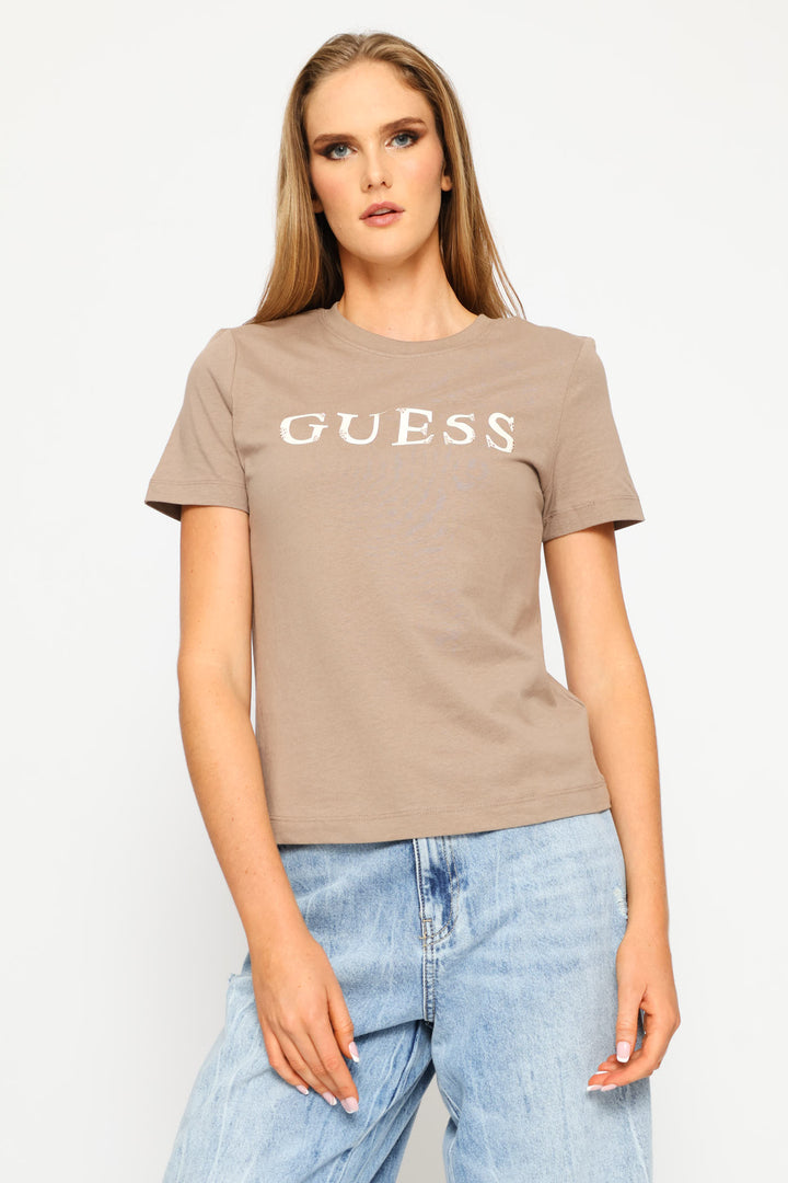 Clelia Short Sleeve T-Shirt - Taupe