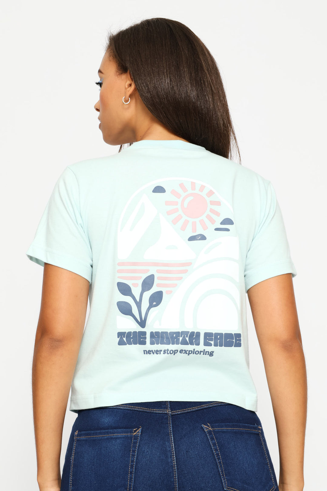 Sun Regular Short Sleeve Cutie Graphic Tee - Mint