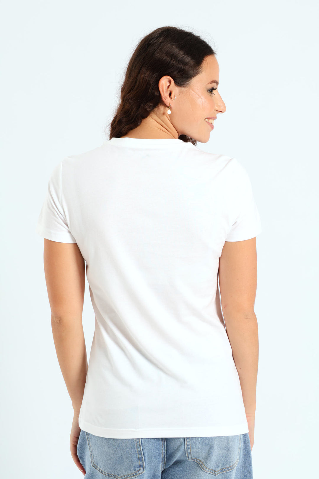Graphics Branded Leaf Tee - White