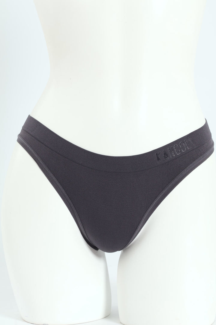 3 Pack Seamless Thong Panties - Mauve/Indigo/Excalibur