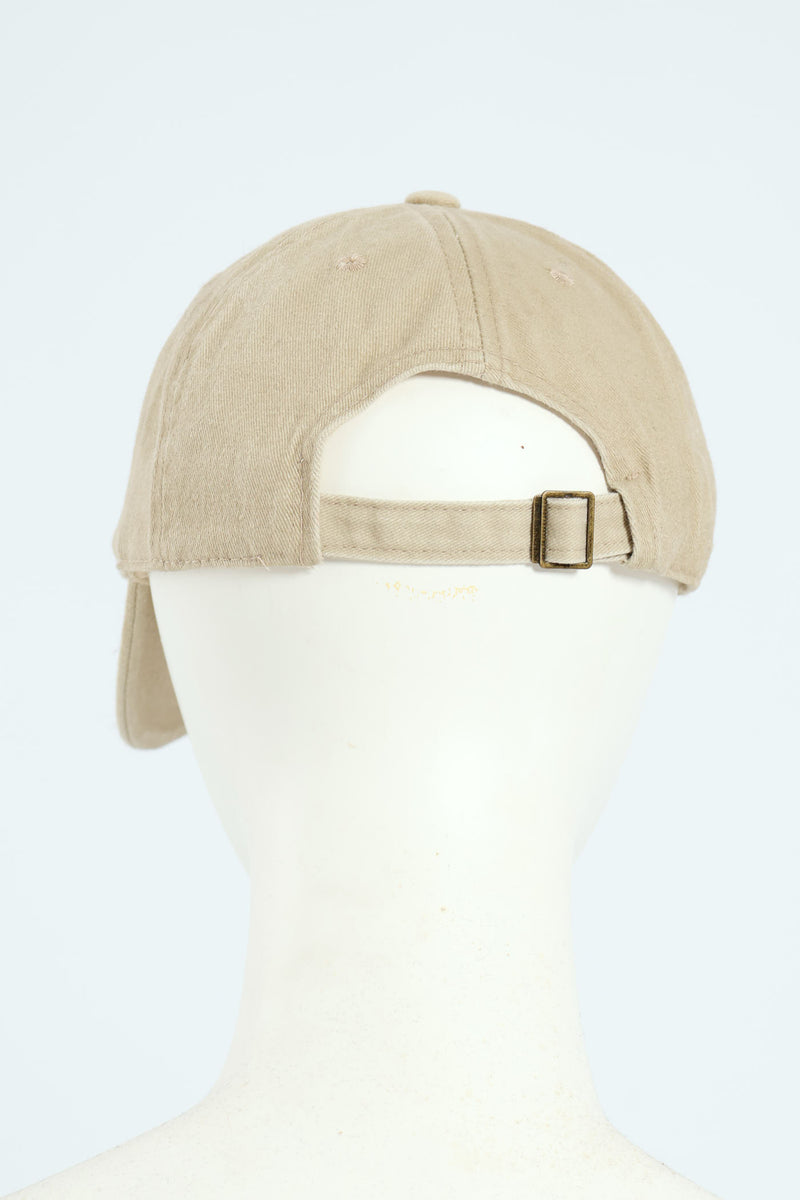 Washed Twill Peak - Cream