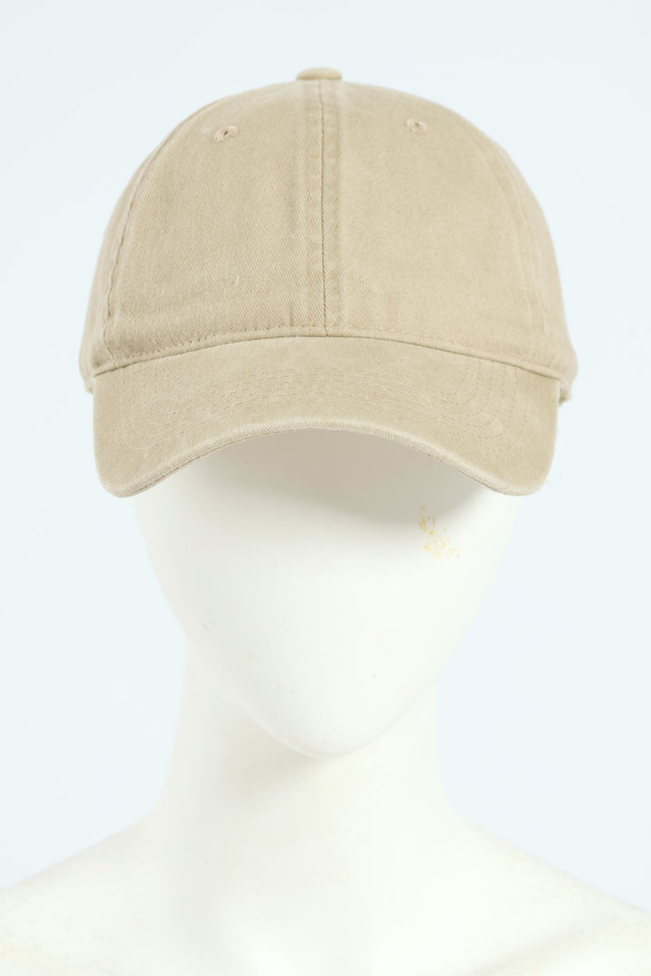 Washed Twill Peak - Cream