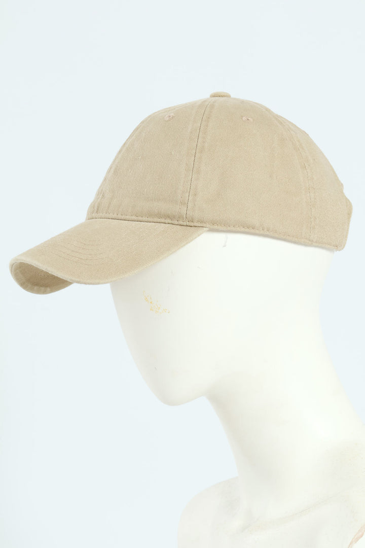 Washed Twill Peak - Cream