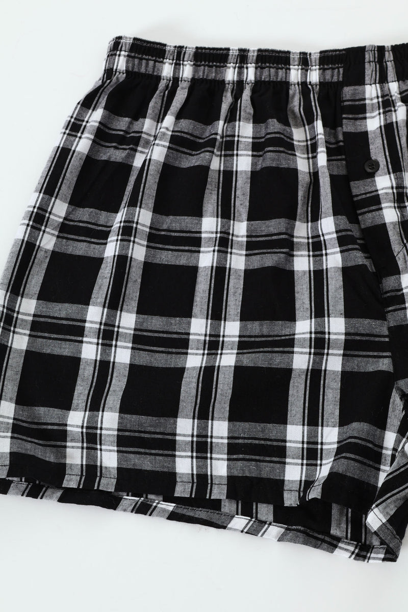 Single Fashion Woven Boxer - Black