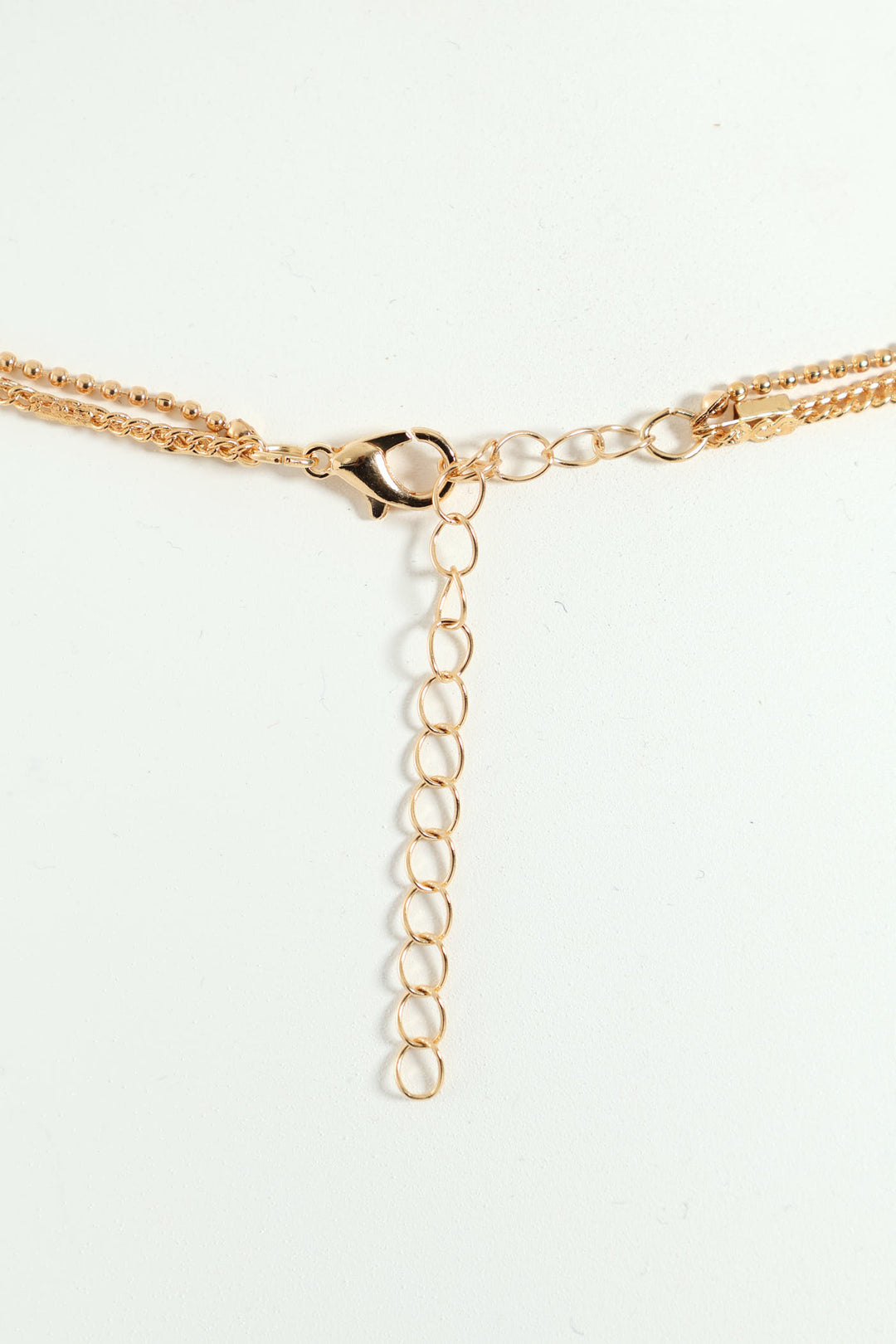 3 Layer Flat Disc Pendant - Gold