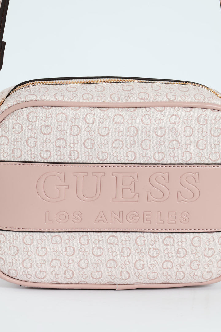 Devlon Camera Crossbody Bag - Blush