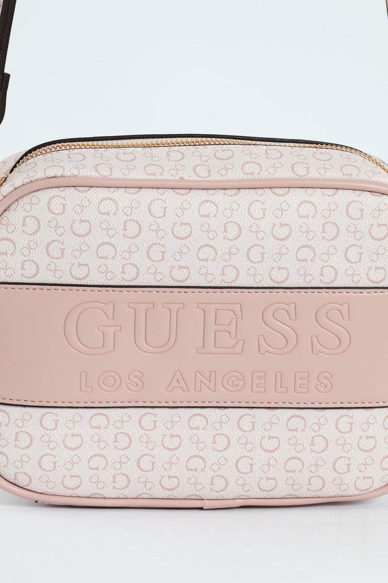 Devlon Camera Crossbody Bag - Blush