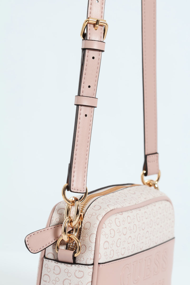 Devlon Camera Crossbody Bag - Blush