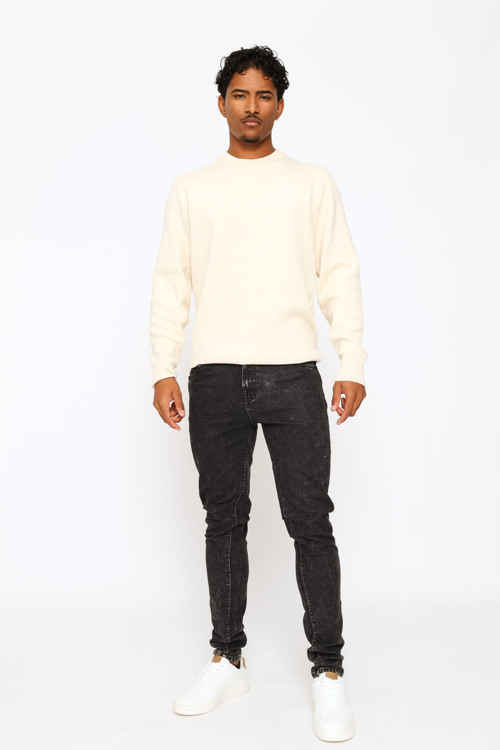 Basic Crew Jersey - Stone