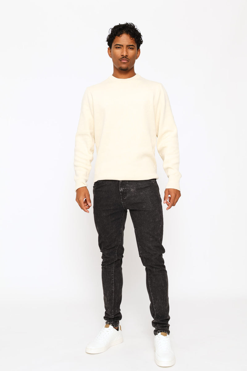 Basic Crew Jersey - Stone