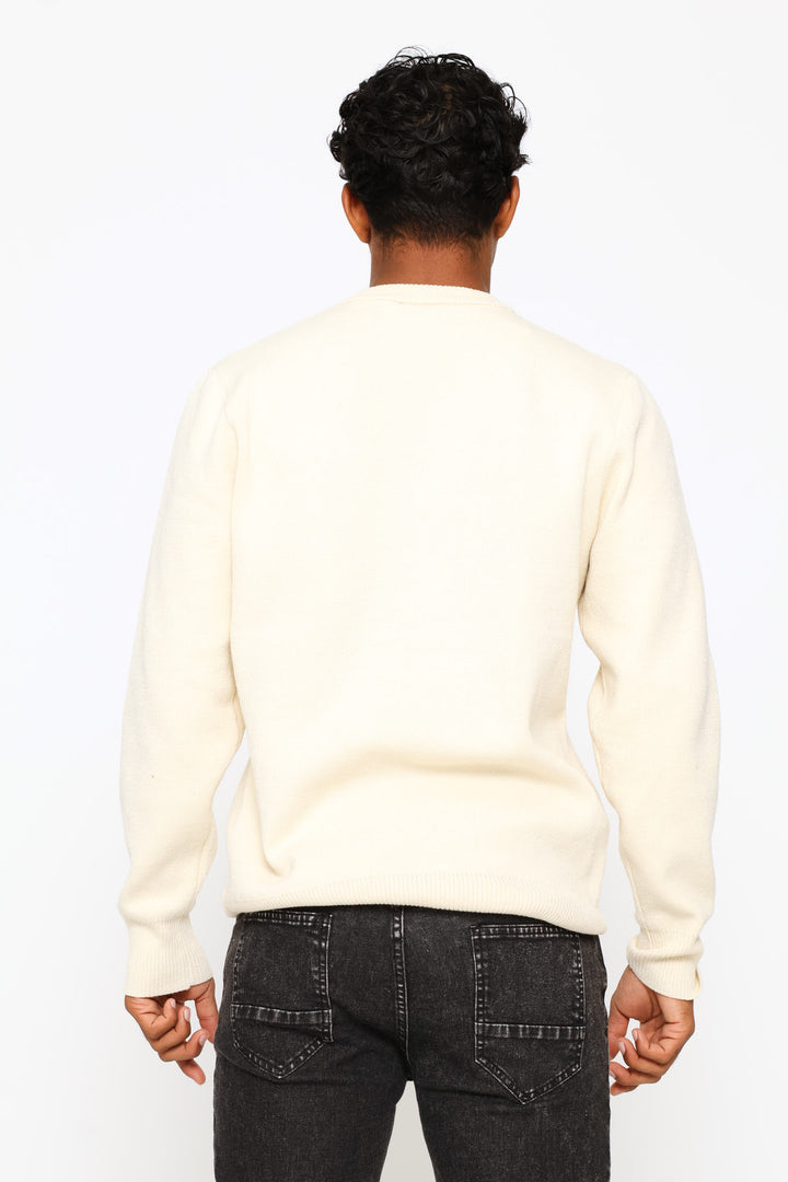 Basic Crew Jersey - Stone