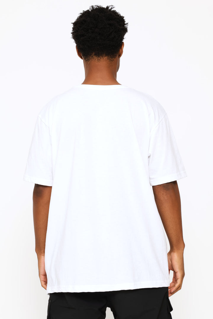 Unlimited Basic Print Tee - White