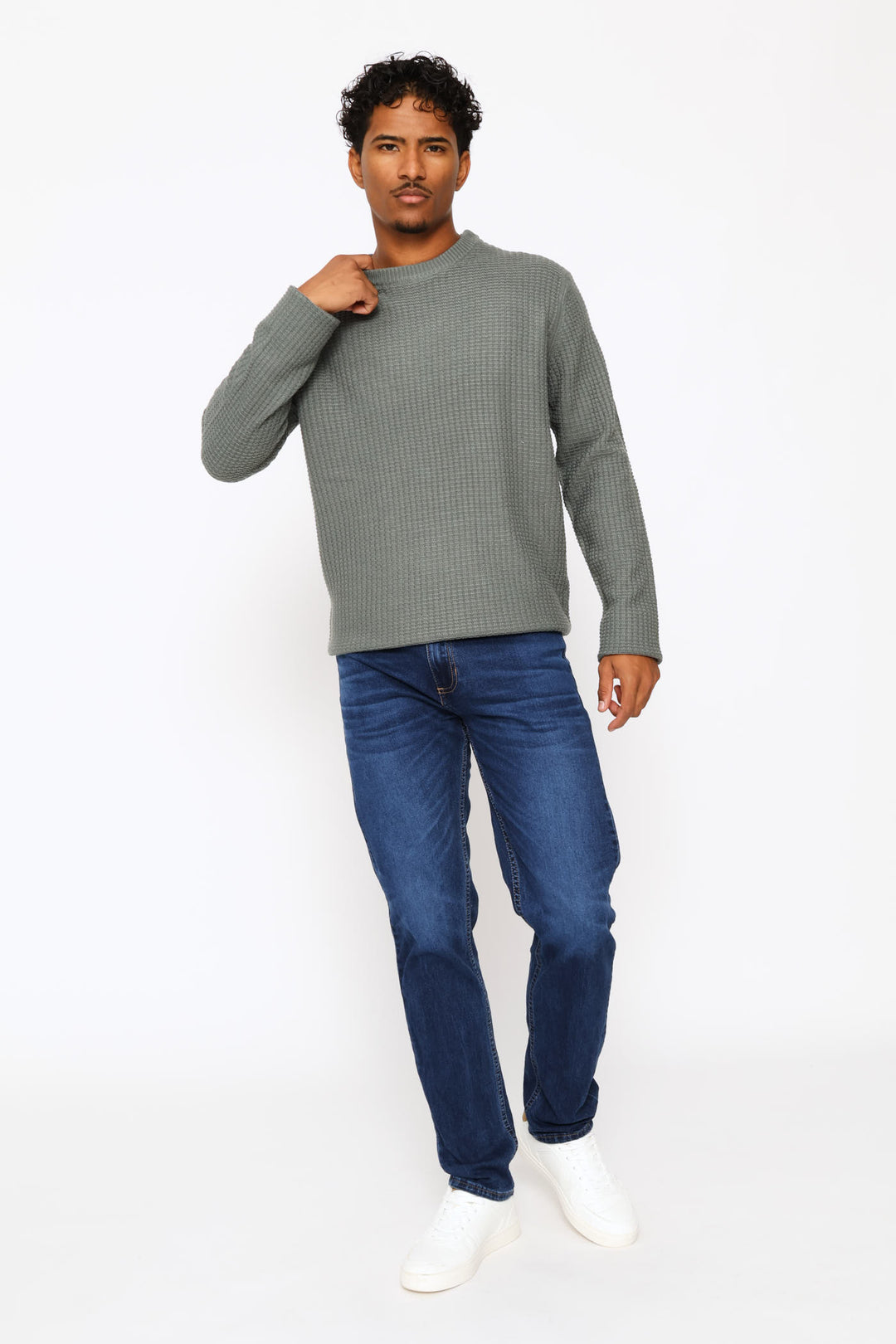 Textured Knitwear - Fatigue