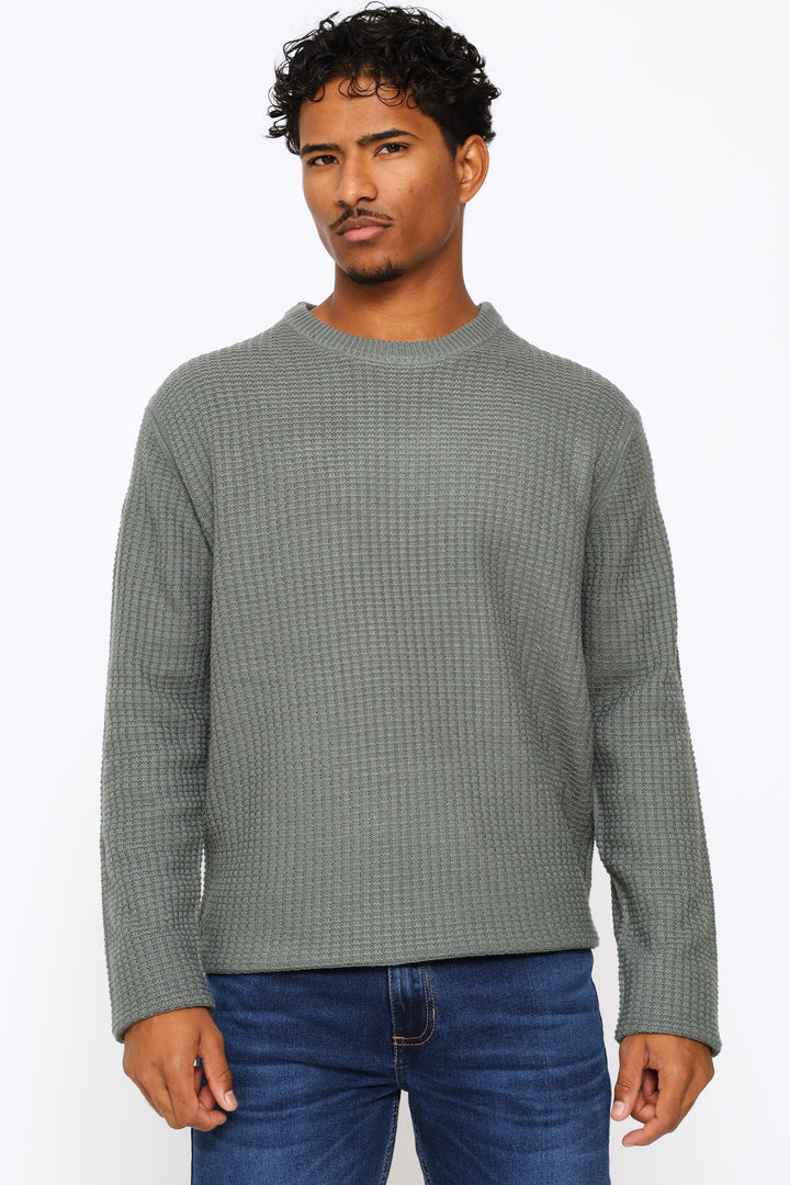 Textured Knitwear - Fatigue