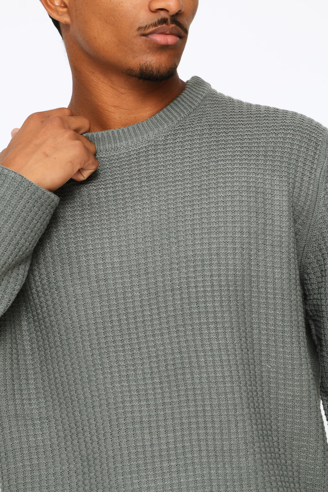 Textured Knitwear - Fatigue