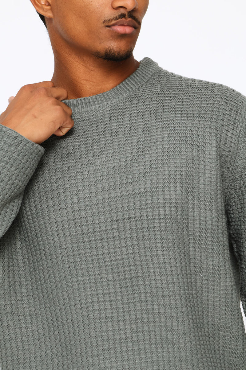 Textured Knitwear - Fatigue
