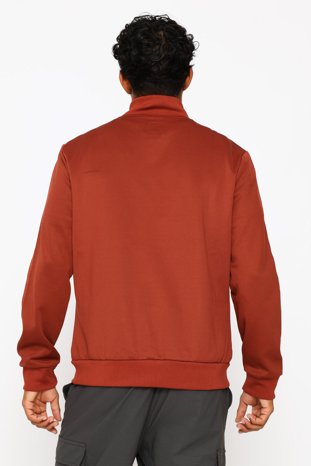 Zip Through Sweater - Ochre