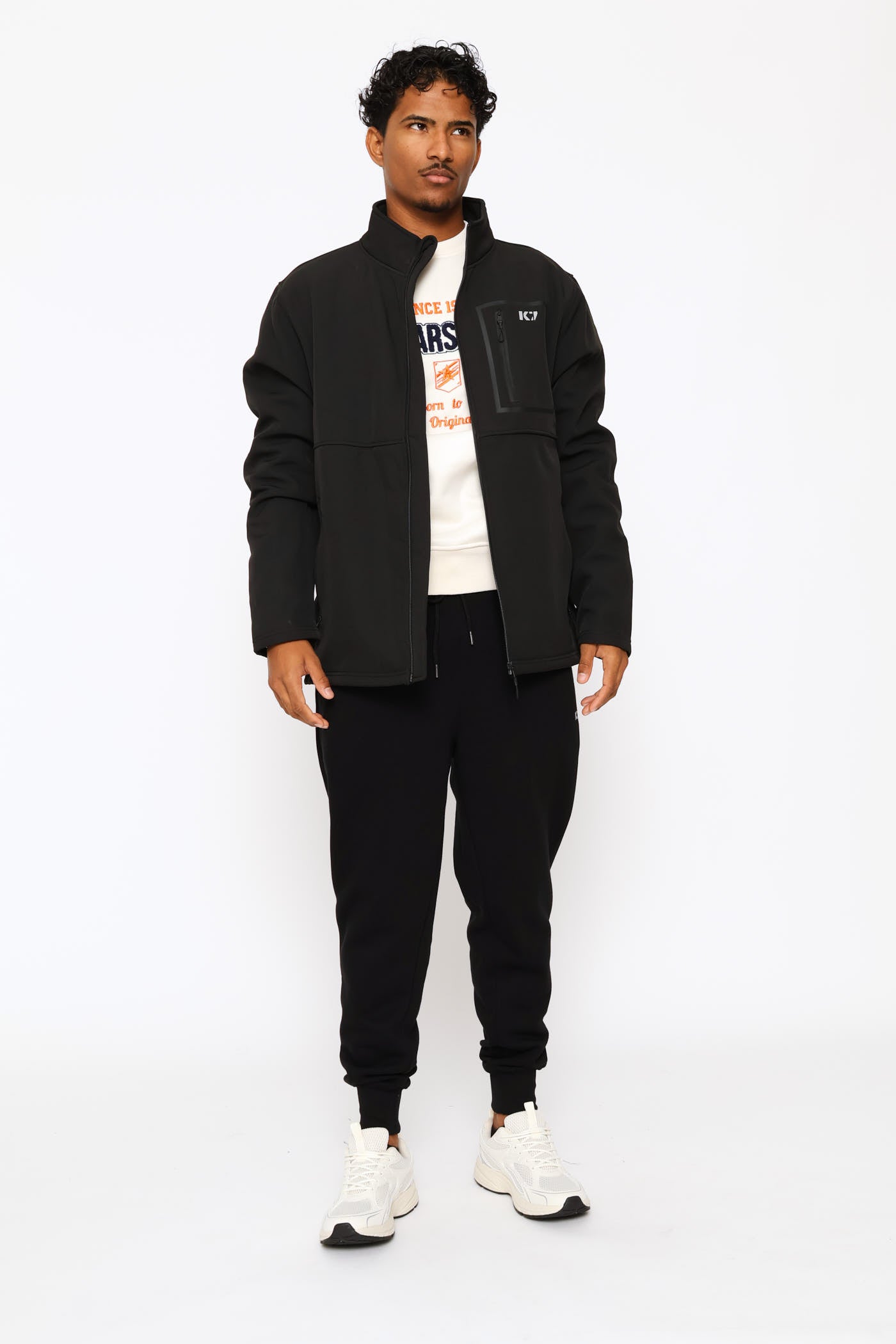 F Mens Frost Softshell Jacket - Black – Edgars