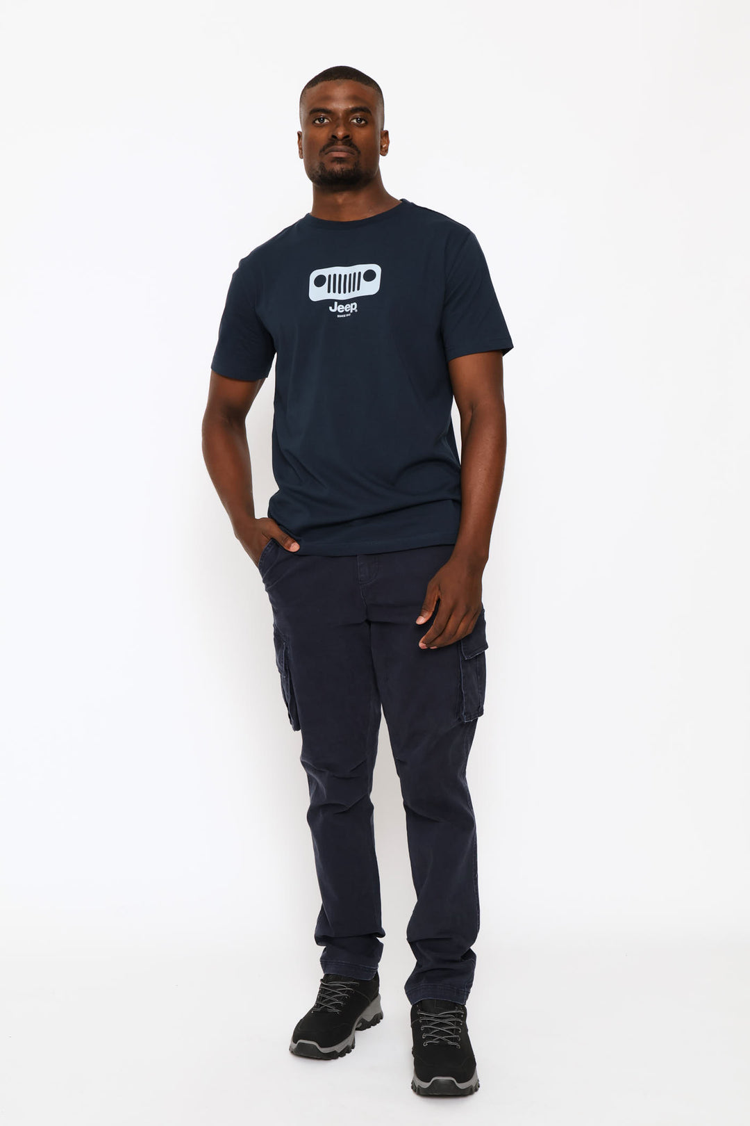 Core Logo Grill Tee - Navy