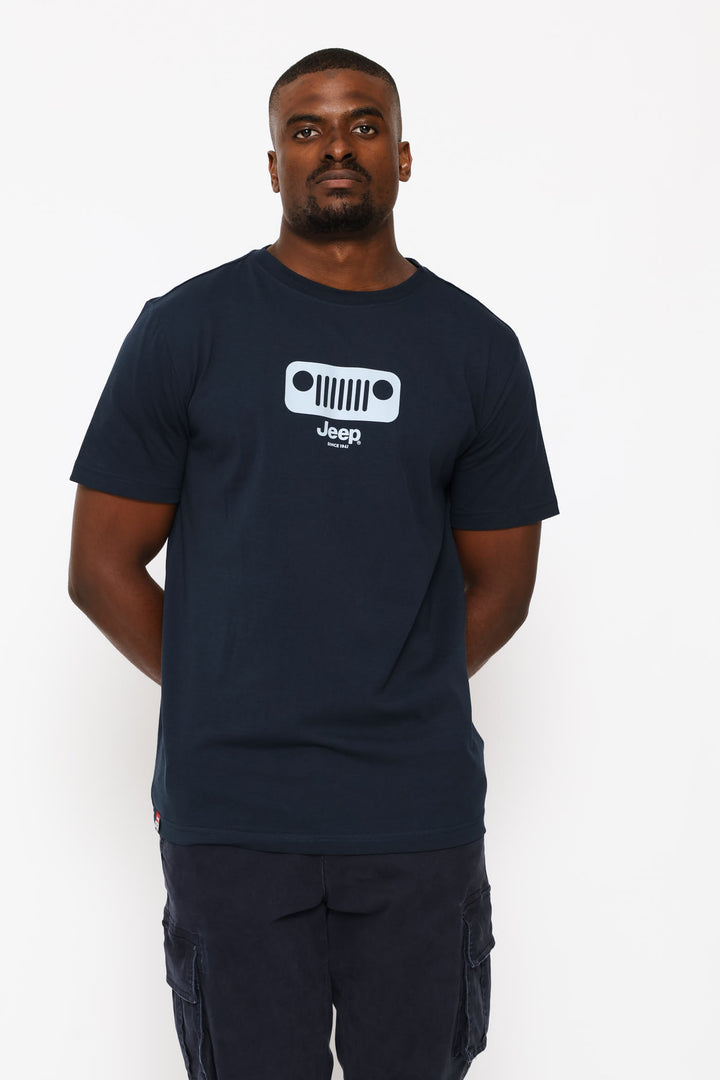 Core Logo Grill Tee - Navy