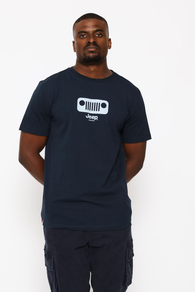 Core Logo Grill Tee - Navy