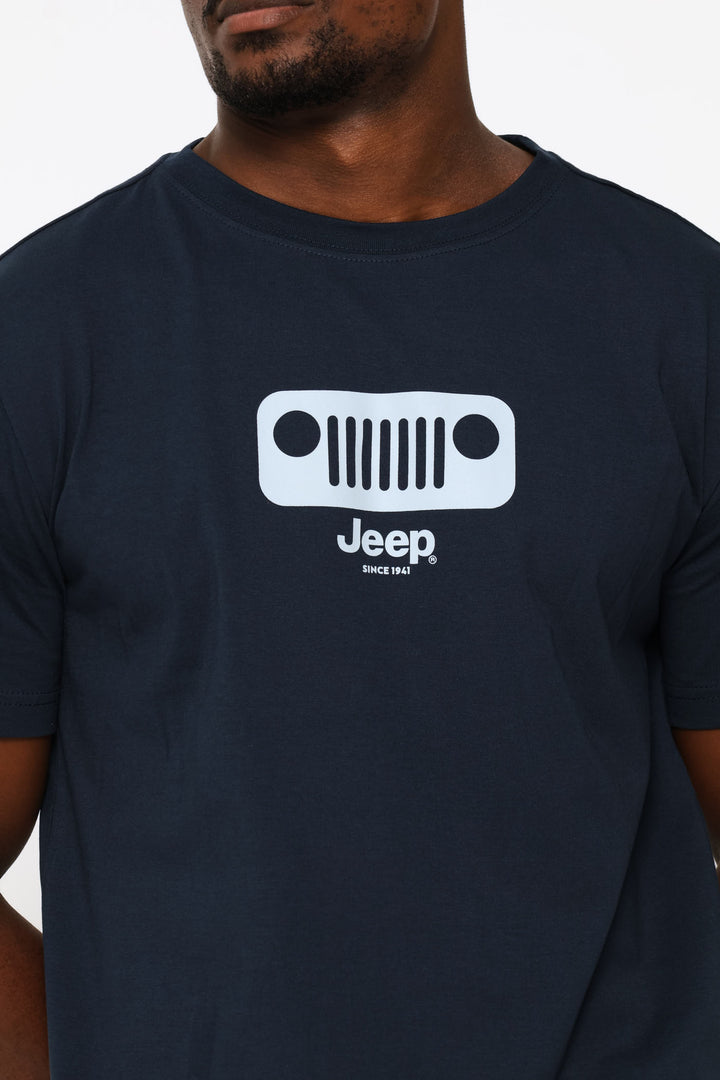Core Logo Grill Tee - Navy