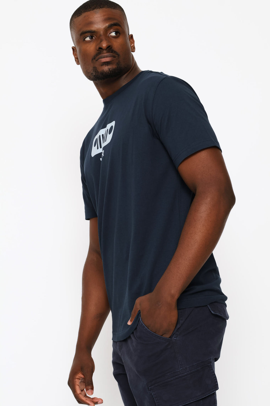 Core Logo Grill Tee - Navy