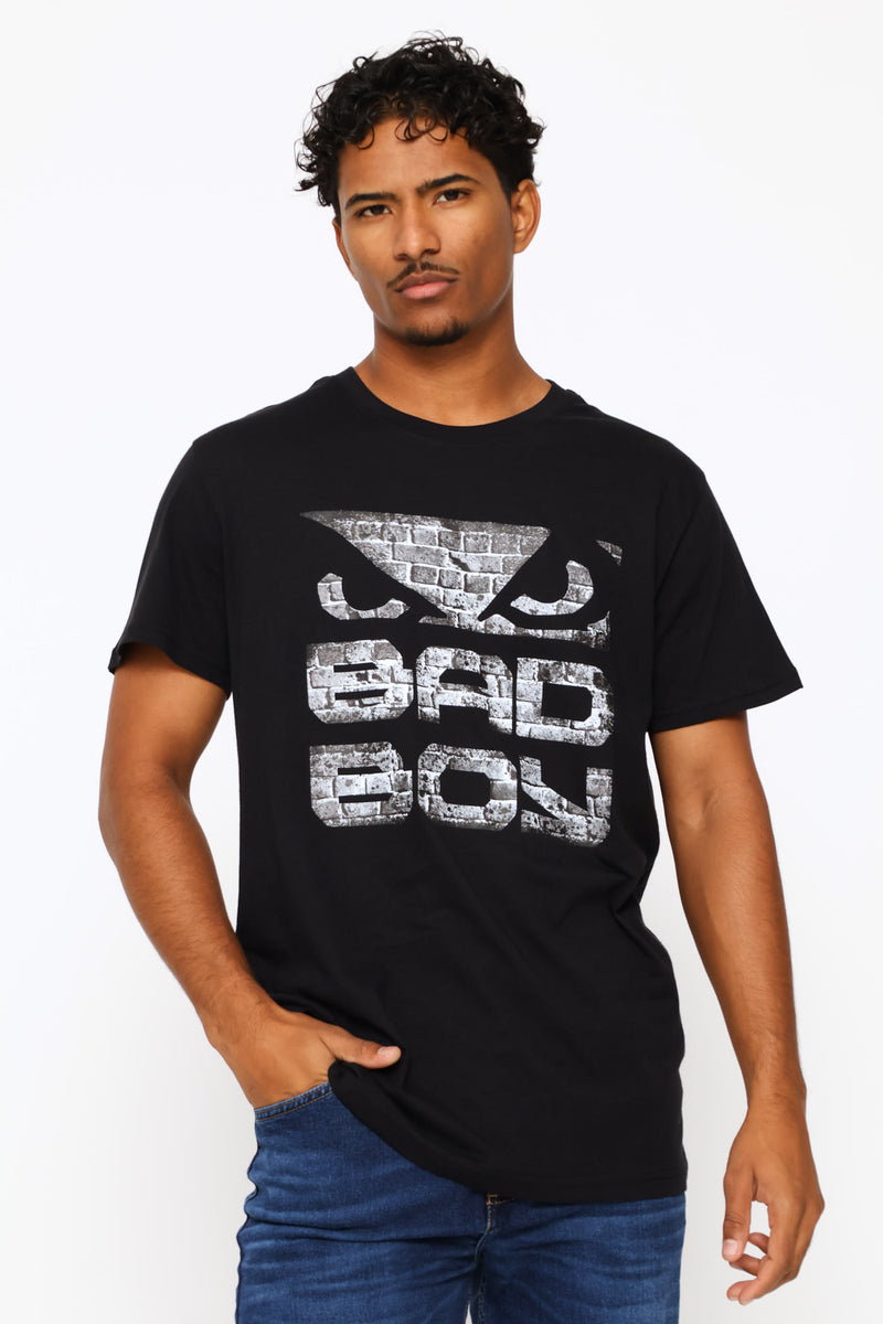 Brick Wall Tee - Black