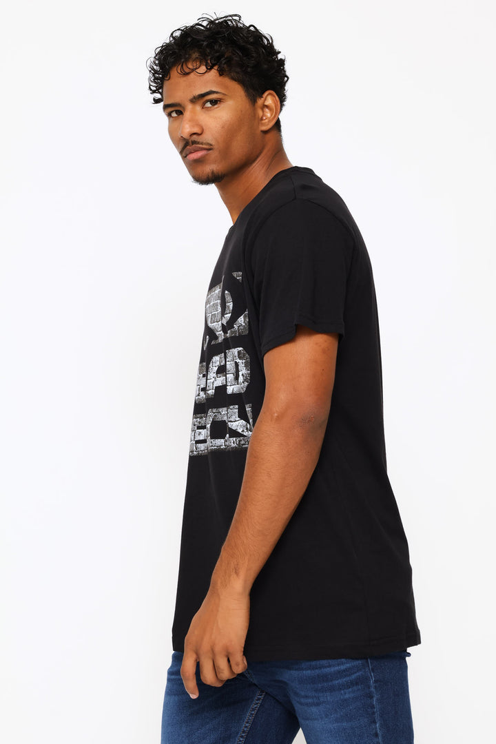 Brick Wall Tee - Black