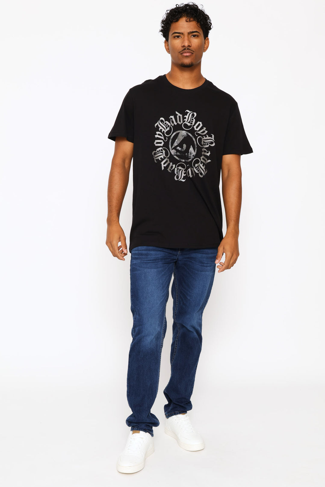 Metal Logo Tee - Black