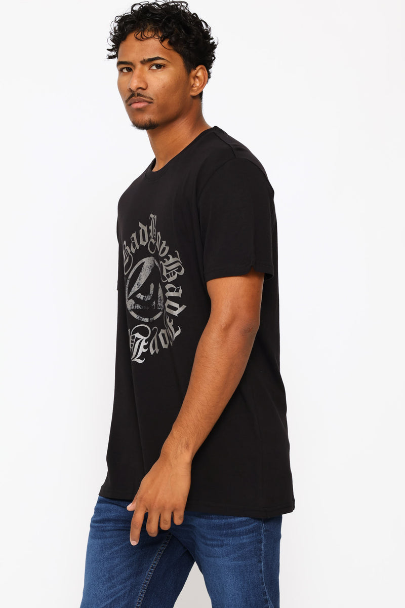 Metal Logo Tee - Black