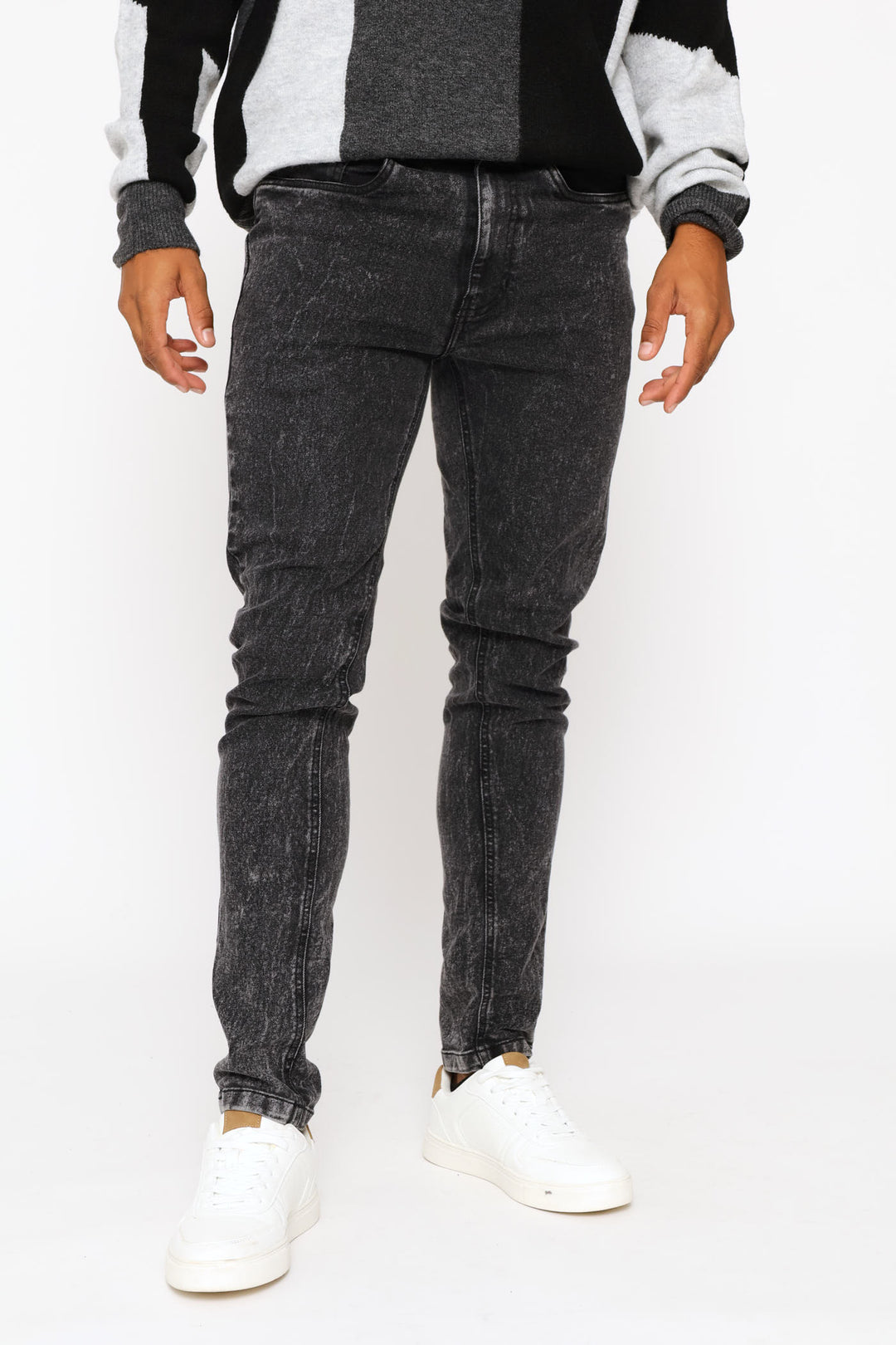 Acid Super Skinny Denim - Black
