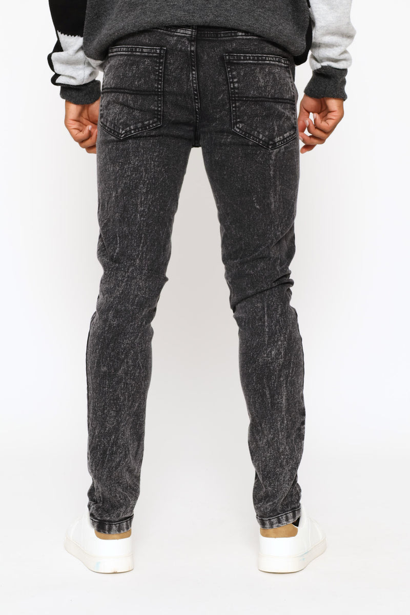 Acid Super Skinny Denim - Black