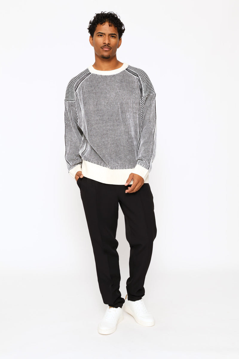 Mini Cable Knitwear - Stone